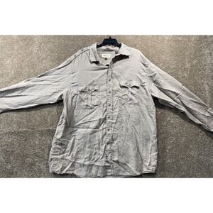 Men's Oak Hill Size XLT 100% Linen Button Down Shirt